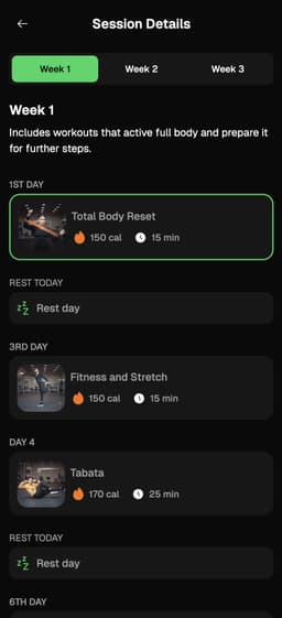 static plan schedule